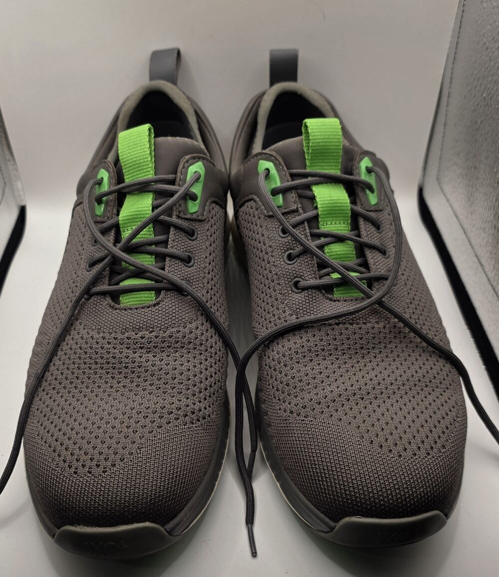 253567 MS50 H2-SPORT HYBRID MENS SHOE 9.5 M GRAY KNIT GOLF SHOES JOHNSTON&MURPHY